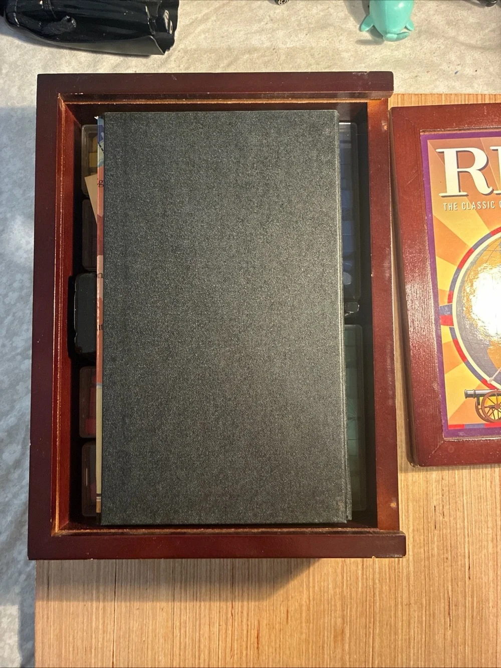 Vintage Hasbro Risk Board Game - Classic Strategy Game (Red, Yellow, Blue)